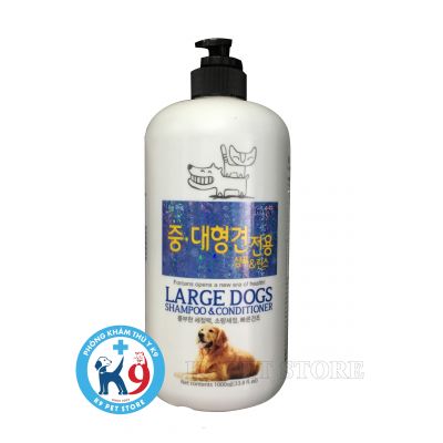 Dầu gội chó lớn Large Dogs Forcans Hàn Quốc 1000ml