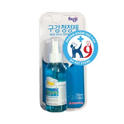 Nước xịt thơm miệng cho chó mèo Hàn Quốc Forcans 100ml