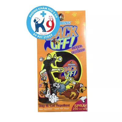 Back off Bearing - Xịt xua đuổi chó mèo phóng uế bừa bãi 250ml