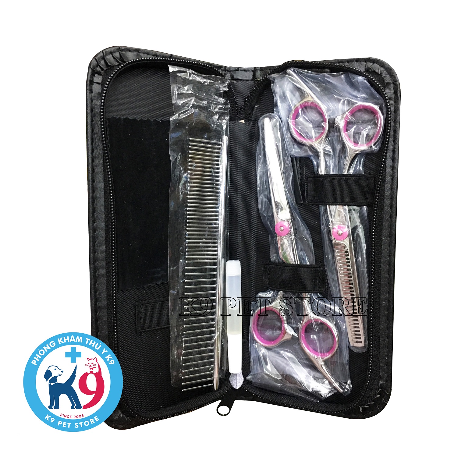 Bộ kéo cắt tỉa lông cho chó mè