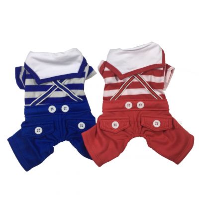 Bộ áo liền quần hải quân cho chó, mèo