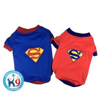Áo siêu nhân, super man cho chó, mèo