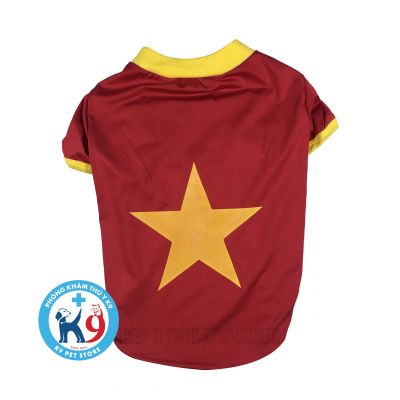 Áo Việt Nam sao vàng cho chó, mèo