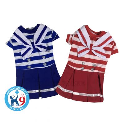 Bộ đầm học sinh cho chó, mèo