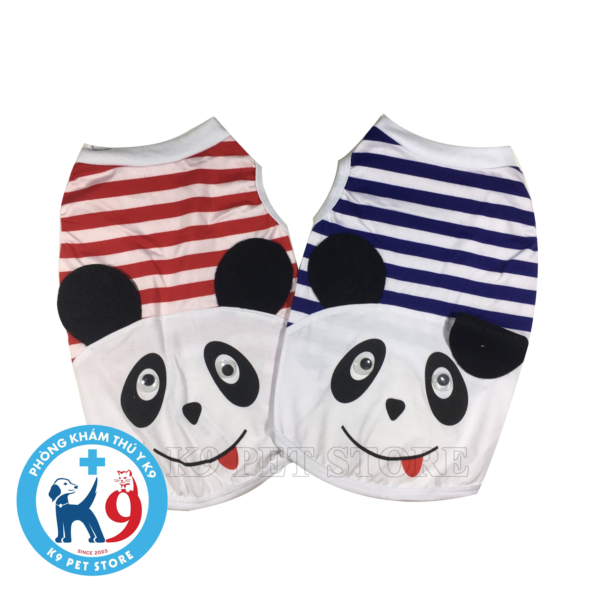 Áo thun gấu trúc cho chó, mèo