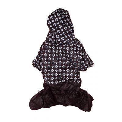 Áo mưa bộ liền quần cho chó, mèo (nâu)