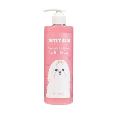 Dầu gội và xả Petit Spa cho chó lông trắng 500ml
