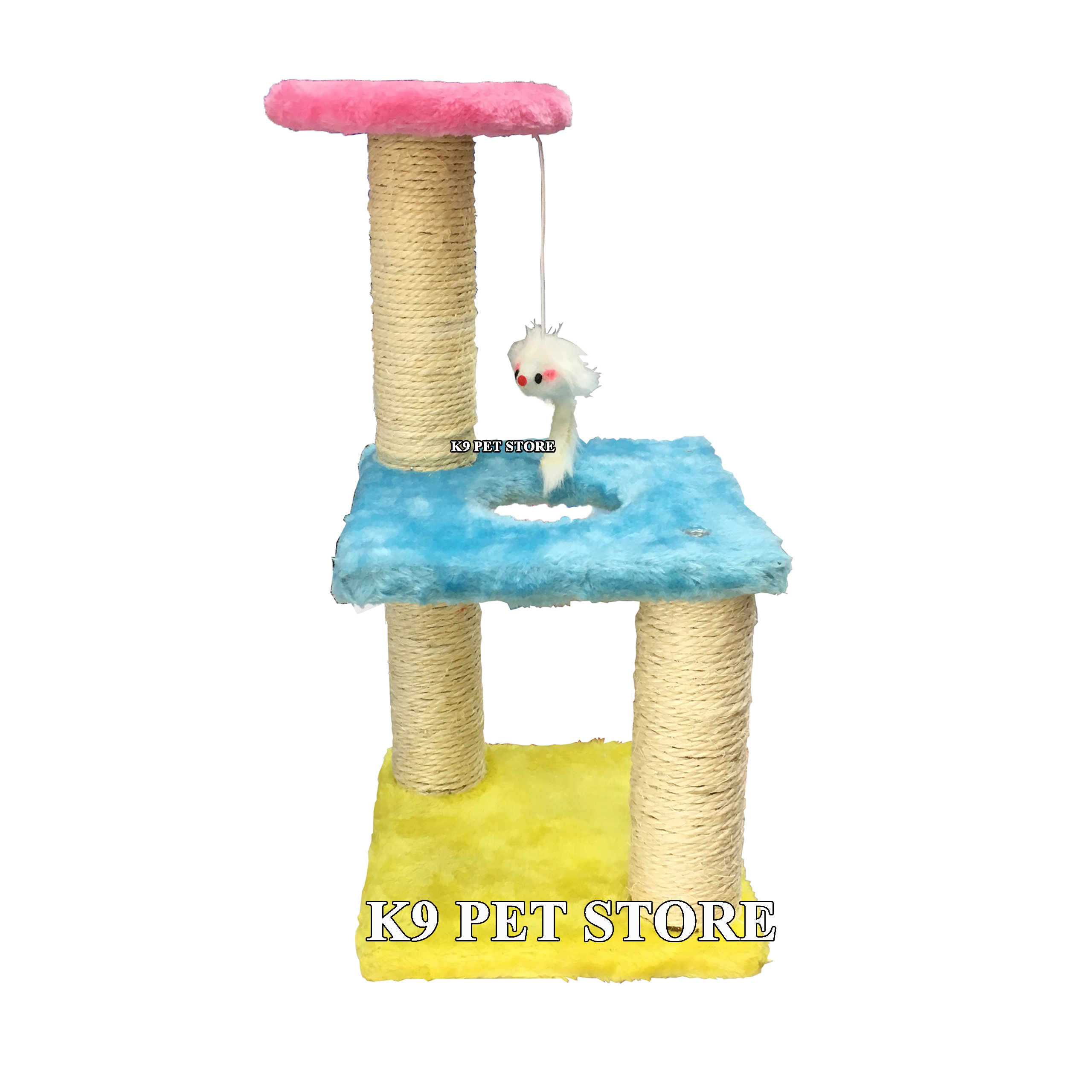 Trụ cào móng, cat tree cho mèo 2 tầng (kích thước 40*20)