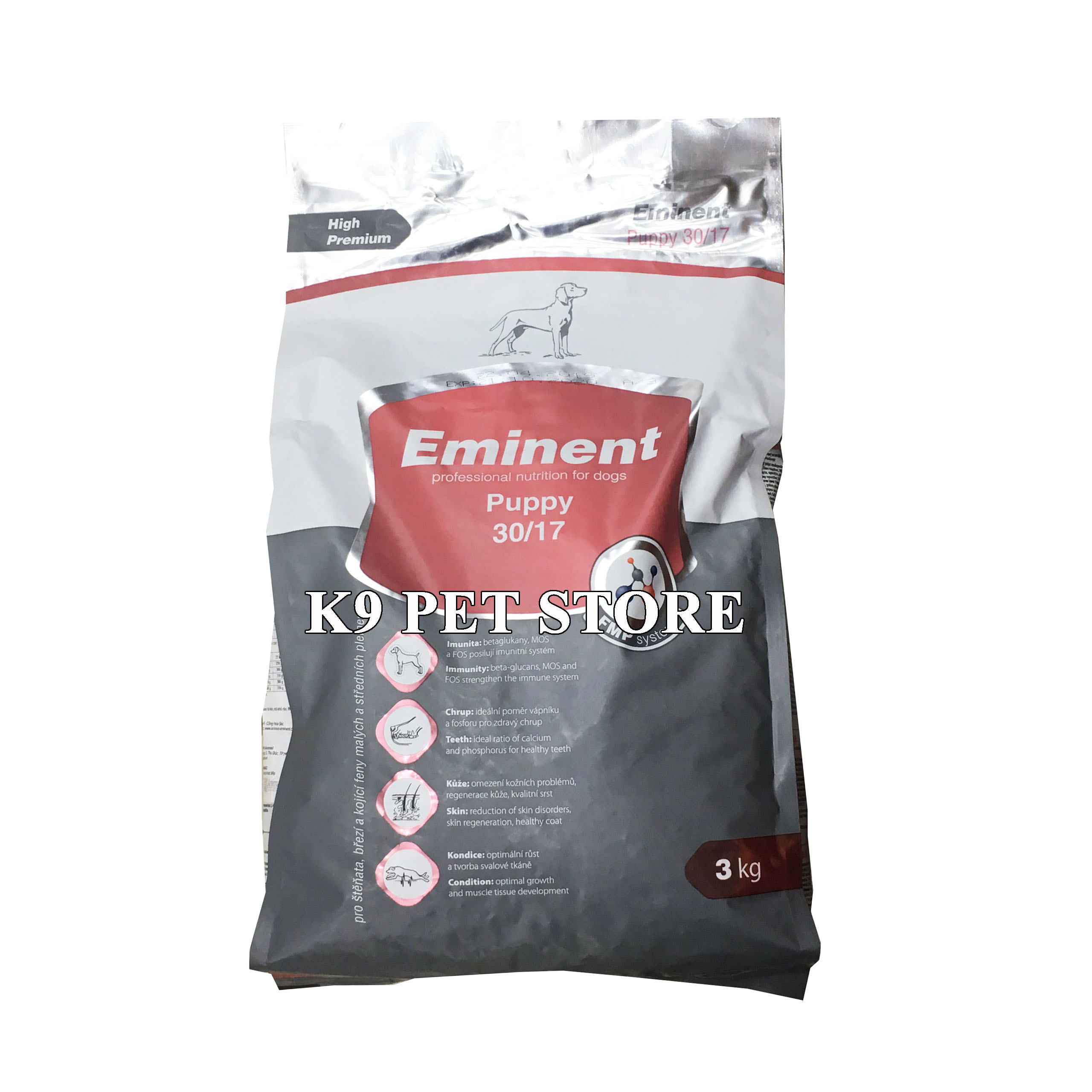 Eminent Puppy 3kg - Thức ăn dành cho chó con, chó mang thai, nuôi con giống nhỏ và trung