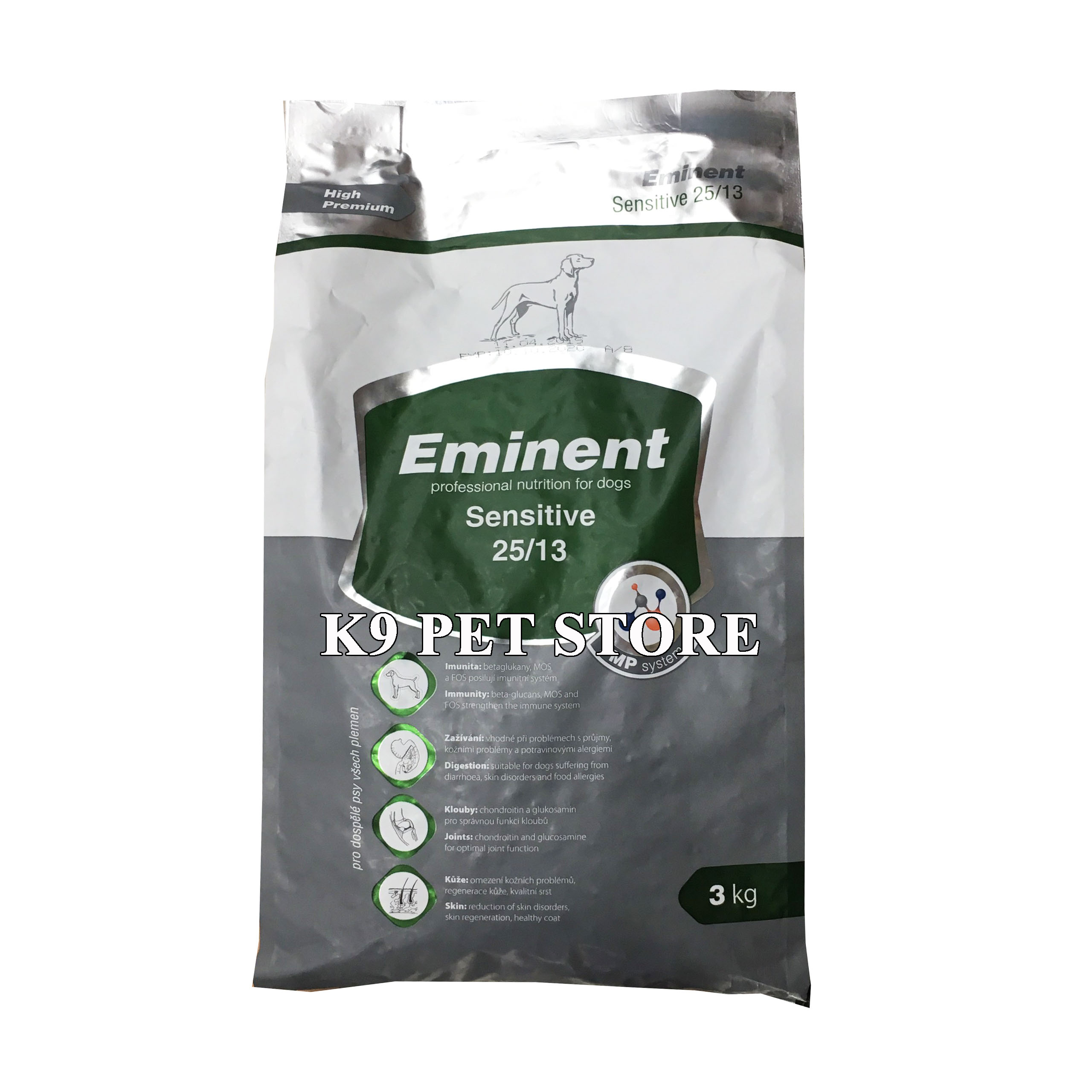 Eminent Sensitive 3kg - Thức ăn dành cho chó nhạy cảm/dị ứng từ 6 tháng tuổi trở lên