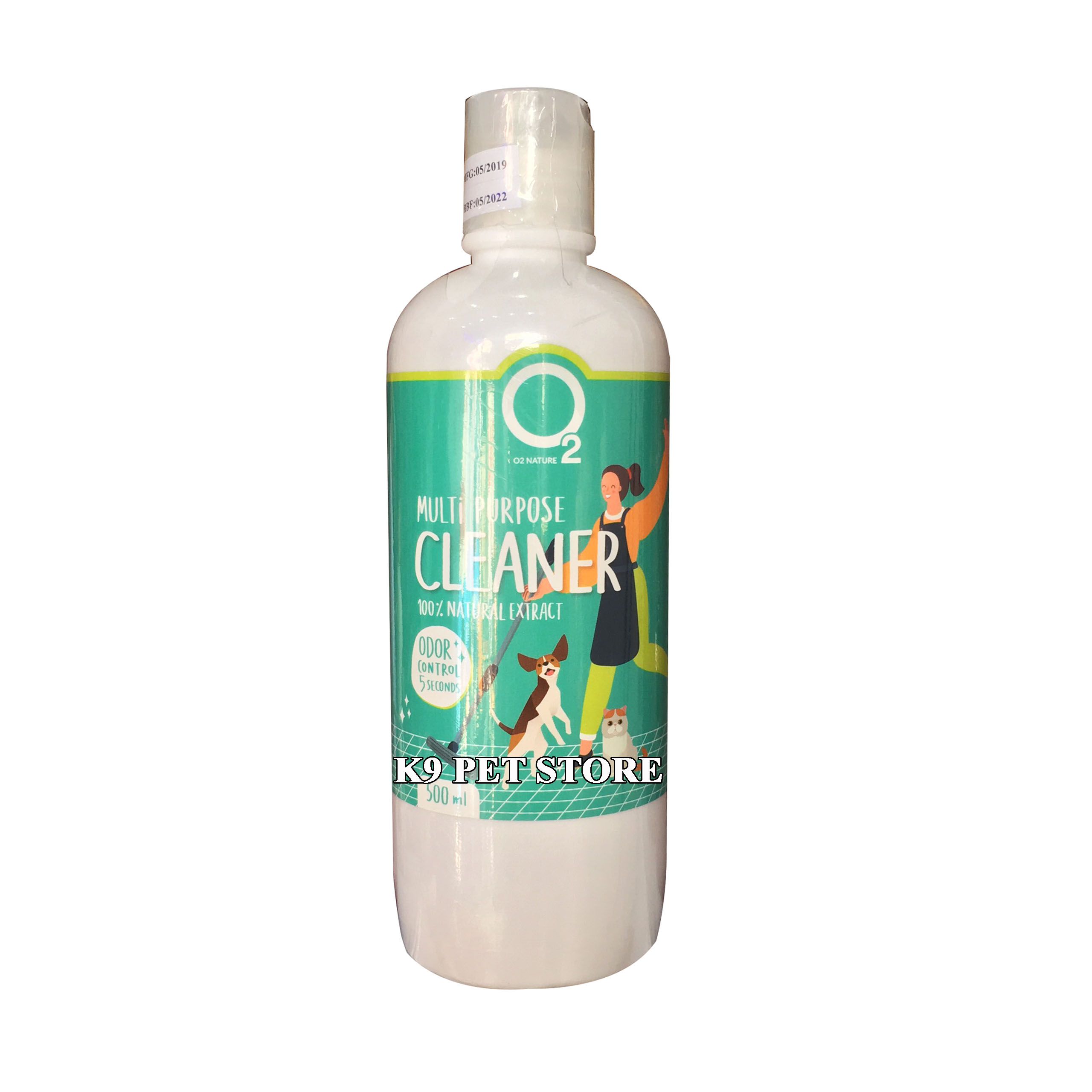 Dung dịch khử mùi O2 Cleaner đậm đặc 500ml