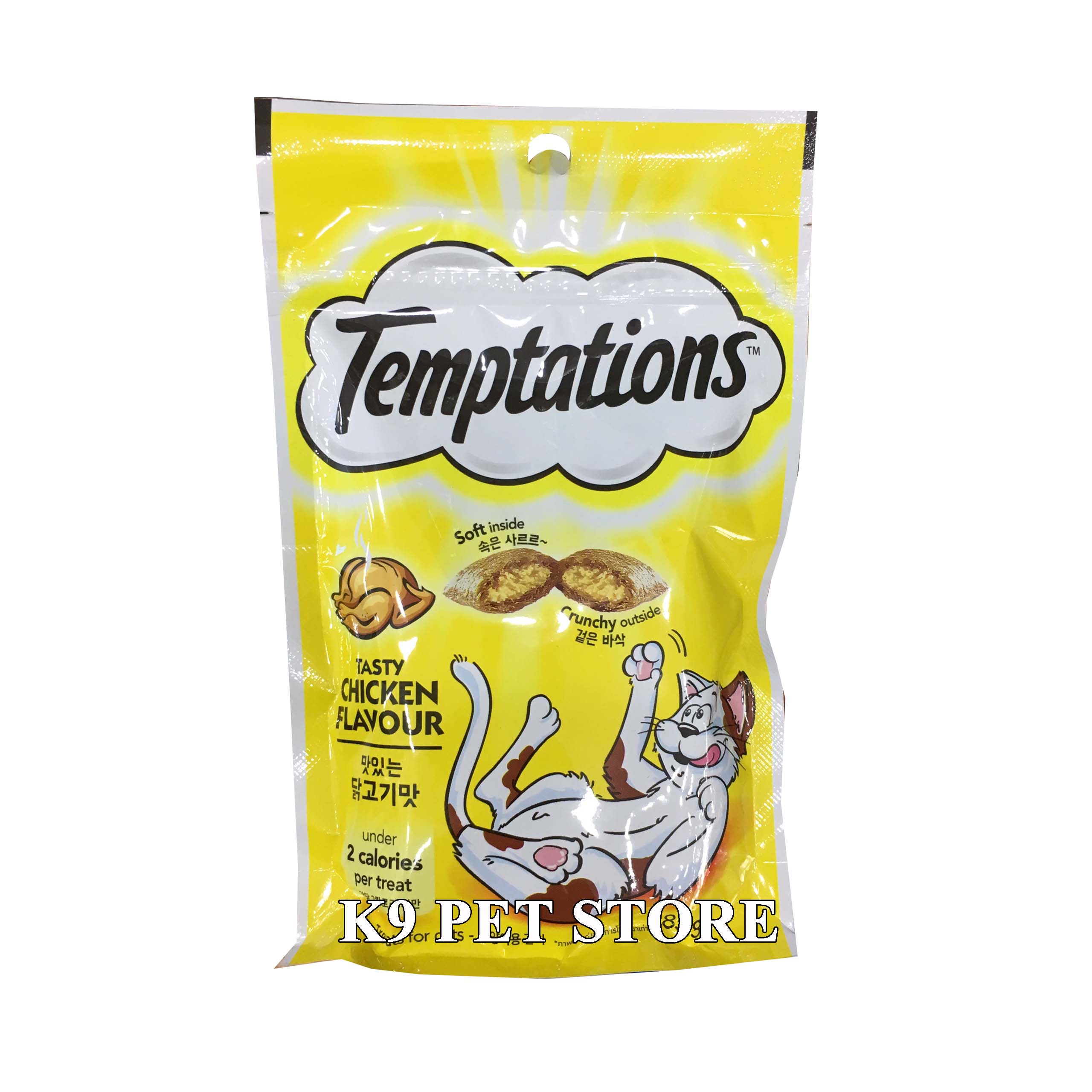 Bánh thưởng cho mèo Temptations 85gr vị gà