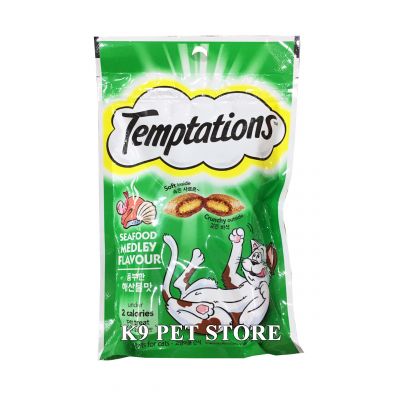 Bánh thưởng cho mèo Temptations 85gr vị hải sản