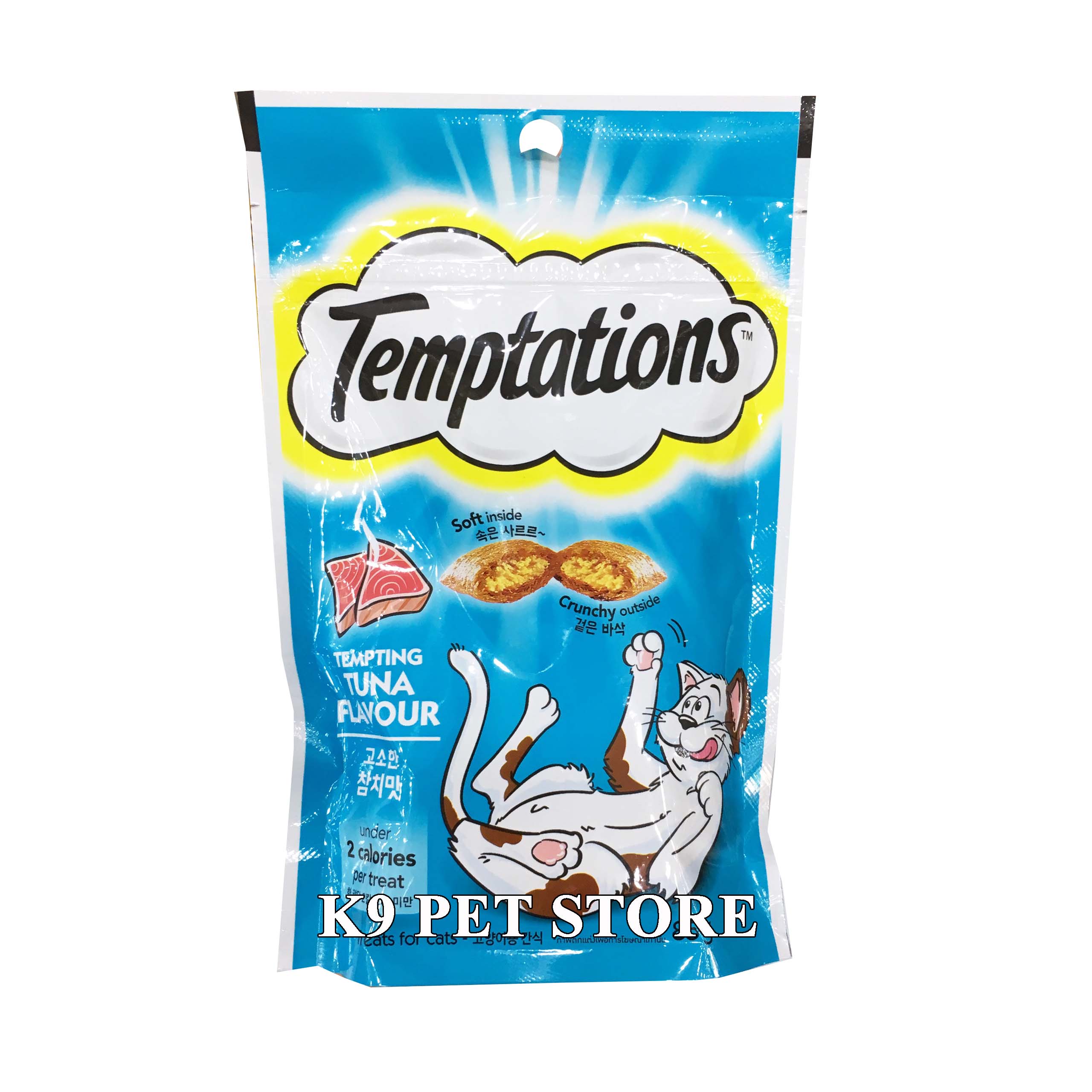 Bánh thưởng cho mèo Temptations 85gr vị cá ngừ