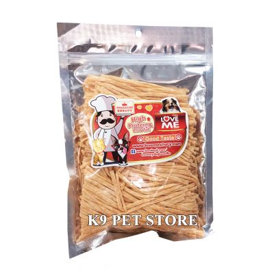 Snack nhẹ cho chó Love Me mực hồng 200g (199)