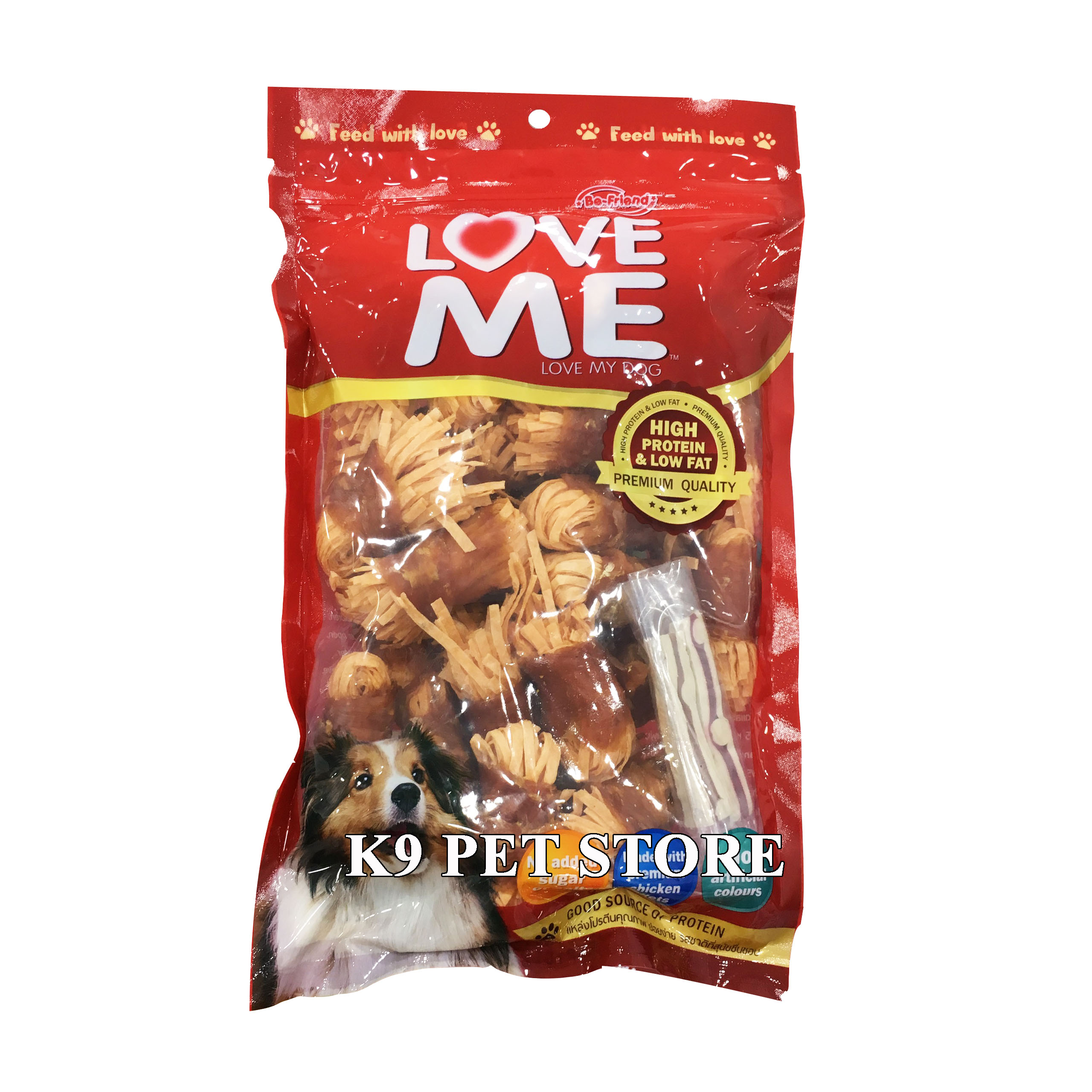 Thịt gà sấy khô cho chó Love Me 350g (2984)