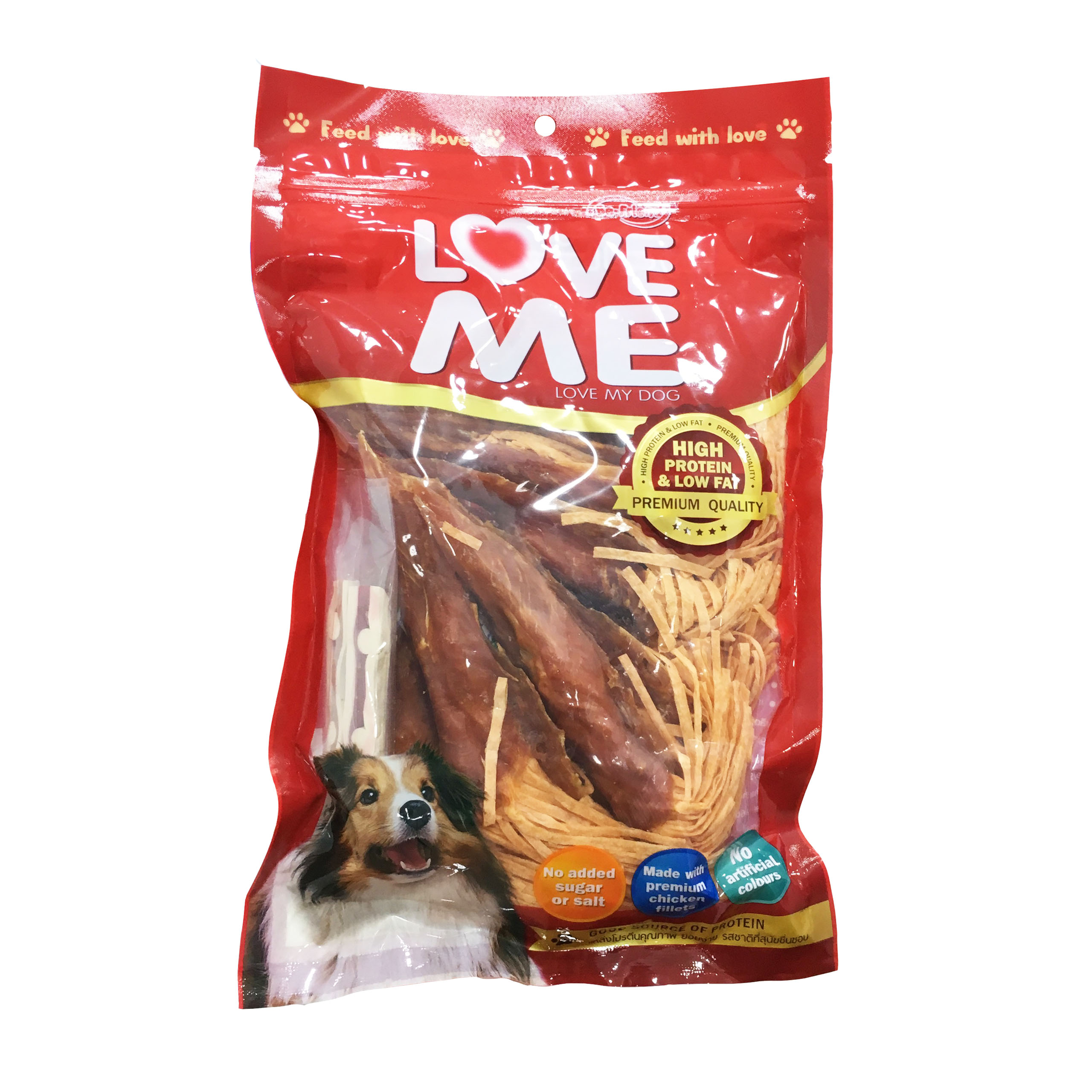 Thịt gà sấy khô cho chó Love Me 350g (3363)