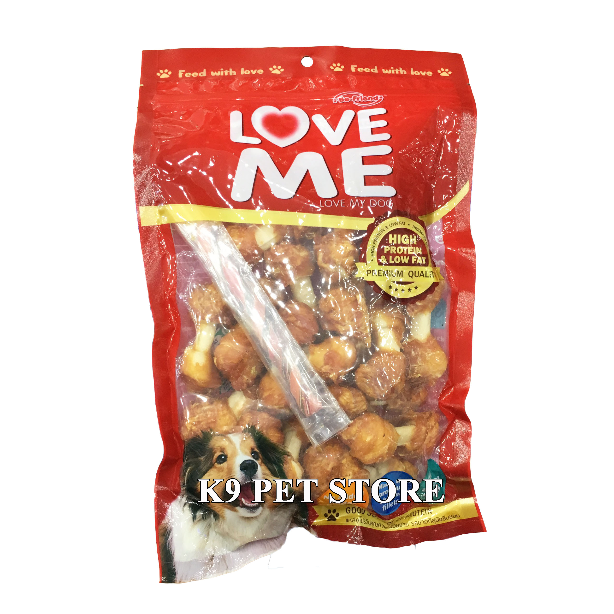 Thịt gà sấy khô cho chó Love Me 350g (9677)