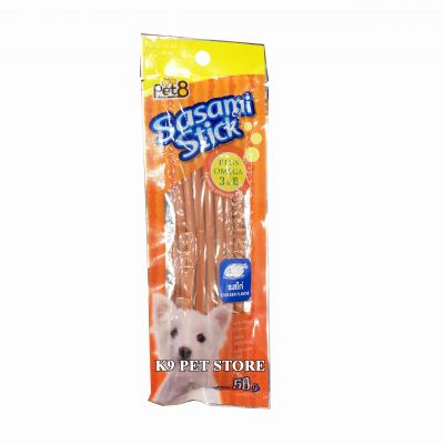 Bánh thưởng cho chó Pet8 - Sasami Stick vị Chicken (Gà) 50g