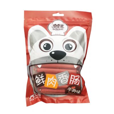 Xúc xích dinh dưỡng cho chó Taotaopet 1 gói 30 cây vị bò