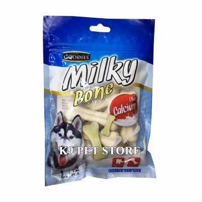 Goodies Milky Bone Milk size L 12pcs - Xương vị sữa bổ sung canxi cho chó