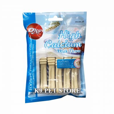 Xương gặm sạch răng, chống hôi miệng Orgo Yến mạch và Sữa 90g