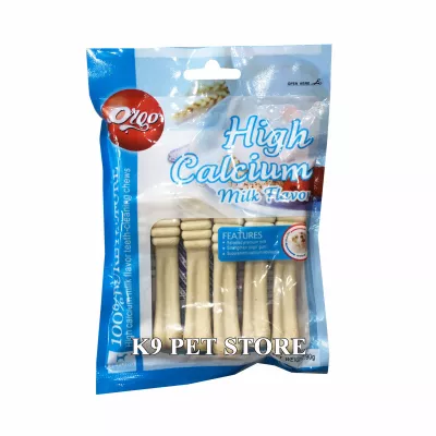 Xương gặm sạch răng, chống hôi miệng Orgo Yến mạch và Sữa 90g