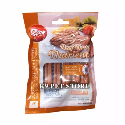 Xương gặm sạch răng, chống hôi miệng Orgo Thịt bò và Rau củ 90g