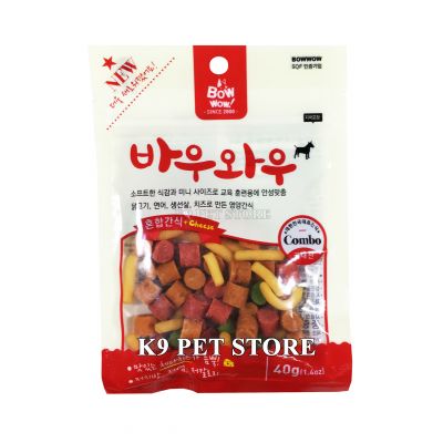 Snack hỗn hợp Bowwow cho chó 40gr