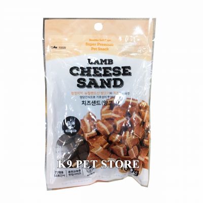 Snack phô mai thịt cừu Bowwow cho chó 100g