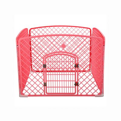 Quây nhựa cho chó cao cấp, nan dày 4 tấm 90*60