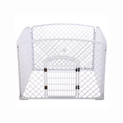 Quây nhựa cho chó cao cấp, nan dày 4 tấm 100*70