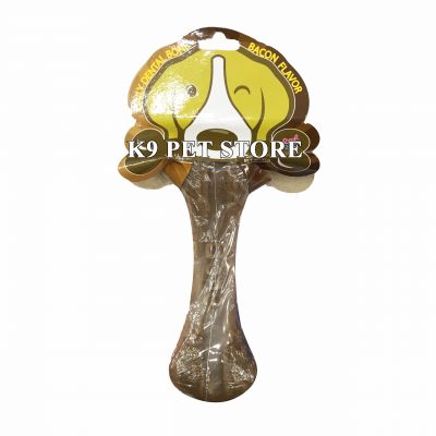 Xương gặm sạch răng Jumbo cho chó Bacon 70g (Thịt xông khói)