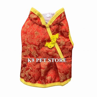 Đầm Tết cho chó, mèo (đủ màu)