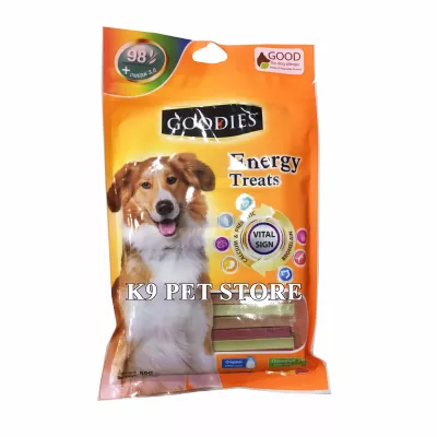Xương nhai sạch răng Goodies gói 500gr (que vuông tổng hợp)