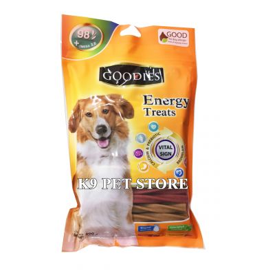 Xương nhai sạch răng Goodies gói 500gr (que xoắn tổng hợp)