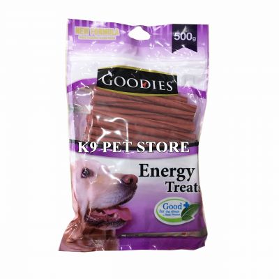 Xương nhai sạch răng Goodies gói 500gr (que tròn xoắn vị cừu)