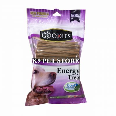 Xương nhai sạch răng Goodies gói 500gr (que tròn xoắn vị gan)