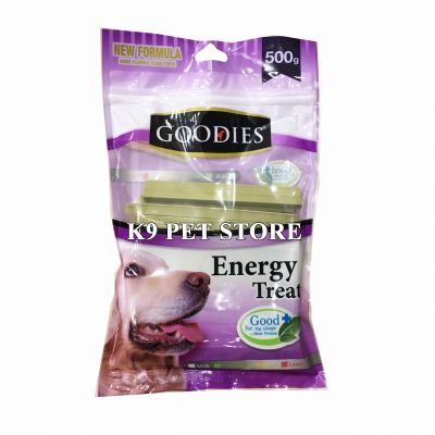 Xương nhai sạch răng Goodies gói 500gr (que vuông vị rau)