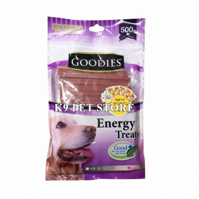 Xương nhai sạch răng Goodies gói 500gr (que vuông vị cừu)
