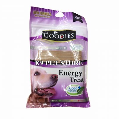 Xương nhai sạch răng Goodies gói 500gr (que vuông vị gan)