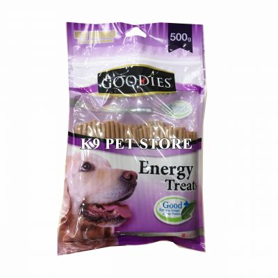 Xương nhai sạch răng Goodies gói 500gr (que tròn mềm vị gan)