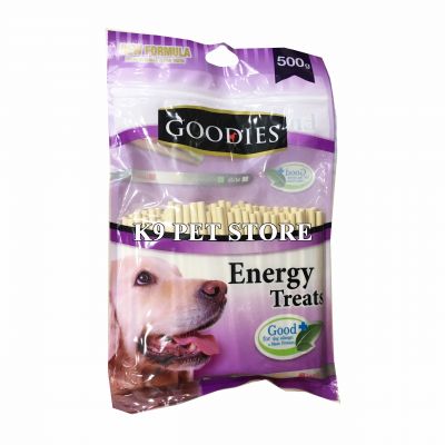 Xương nhai sạch răng Goodies gói 500gr (que tròn mềm vị sữa)