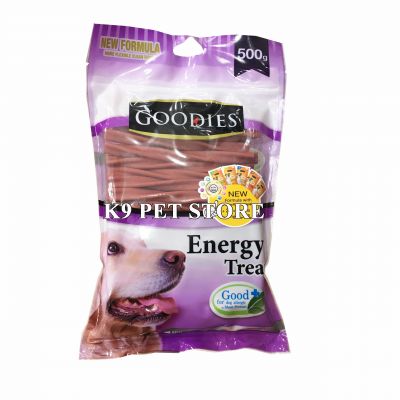 Xương nhai sạch răng Goodies gói 500gr (que xoắn vị cừu)