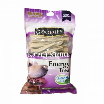 Xương nhai sạch răng Goodies gói 500gr (que xoắn vị sữa)