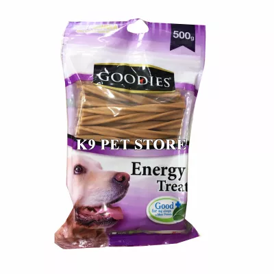 Xương nhai sạch răng Goodies gói 500gr (que xoắn vị gan)