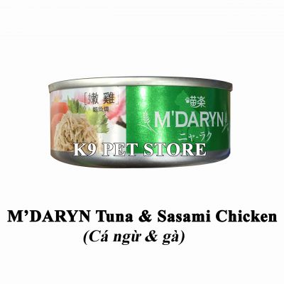 Pate cho mèo M'Daryn Tuna & Sasami chicken 80g - Cá ngừ và thịt gà