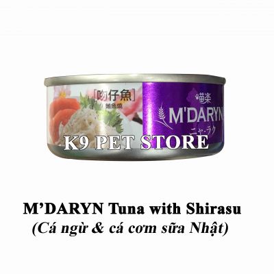 Pate cho mèo M'Daryn Tuna with Shirasu 80g - Cá ngừ và cá cơm sữa Nhật