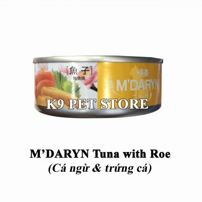 Pate cho mèo M'Daryn Tuna with Roe 80g - Cá ngừ và trứng cá