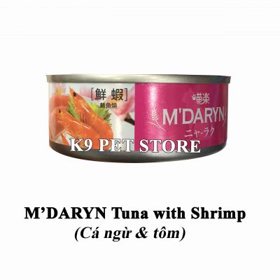 Pate cho mèo M'Daryn Tuna with Shrimp 80g - Cá ngừ và tôm